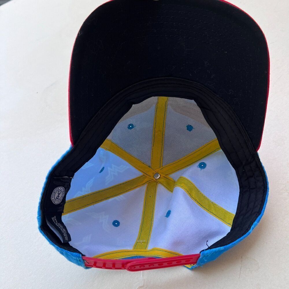 Wonder woman comic DC baseball hat blue red adjustable snapback character. - Picture 5 of 8